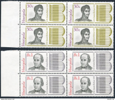 Venezuela 1190-1191 Bl./4,MNH. Mi 2105-2106. Bolivar At 25,Simon Rodriguez,1978. - Venezuela