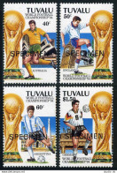 Tuvalu 666-669 SPECIMEN,MNH.Michel 687-690. World Cup Soccer USA-1994. - Tuvalu