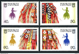 Tuvalu 515-518,519,MNH.Michel 536-539,Bl.39. Pandanus-leaf Skirts.1989. - Tuvalu