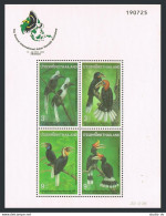 Thailand 1661a Sheet,MNH.Michel Bl.74. Asian Hornbill Workshop 1996. - Thaïlande