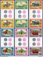 Cayman 437-442 Gutter, MNH. Michel 441-446. LONDON-1980. Mailman,Cat Boat,Wagon, - Cayman (Isole)