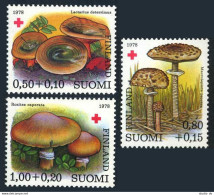 Finland B215-B217, MNH. Michel 830-832. Red Cross-1978, Mushrooms. - Nuevos