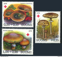 Finland B215-B217, MNH. Michel 830-832. Red Cross-1978, Mushrooms. - Ungebraucht