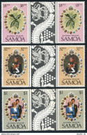 Samoa 558-560 Gutter, MNH. Michel 461-463. Charles & Diana Wedding, 1981. - Samoa