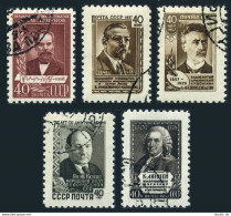 Russia 1951-1955,CTO.Michel 1955/2048. Sceintists,Writers,Poet,Painter,1957. - Oblitérés