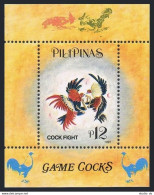 Philippines 2511-2512 Sheets, MNH. Game Cocks, 1998. - Philippinen