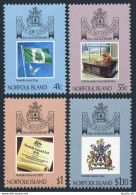 Norfolk 457-460, MNH. Michel 462-465. Flag, Ballot Box, Norfolk Crest. 1989. - Ile Norfolk