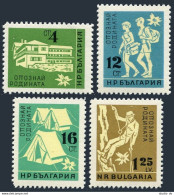 Bulgaria 1170-1173,MNH.Mi 1250-1253. Know Your Country,1961.Hikers,Climber,Tents - Ungebraucht