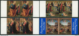 Vatican 1124-1127 Pairs, MNH. Christmas 1999. The Birth Of Christ, By Giovanni. - Ungebraucht