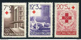 Finland B104-B106, MNH. Michel 392-394. Ski Red Cross-1951, Blood Donor. - Unused Stamps
