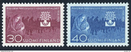 Finland 368-369, MNH. Michel 517-518. World Refugee Year WRY-1960. - Unused Stamps