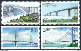 China PRC 3013-3016, MNH. Yangtze River Highway Bridges, 2000. - Nuovi