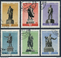 Russia 2204-2209,CTO.Michel 2236-2239,2297-2298. Statues:Repin,Lenin,Tcaikovsky, - Used Stamps
