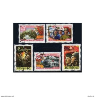 Russia 2039-2043,CTO.Michel 2053-2057. Soviet-Red Army,40th Ann.WW II. - Used Stamps