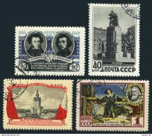 Russia 1749-1752, CTO. Mil 1752-1755. Polish-USSR Treaty-10. Poets, Copernicus, - Oblitérés