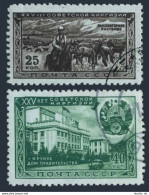 Russia 1539-1540, CTO. Michel 1546-1547. Kirghiz SSR-25, 1951. Pasture. Palace. - Gebraucht