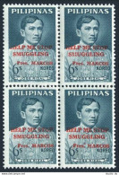 Philippines 946 Block/4,MNH.Michel 799. Anti-smuggling Drive.Jose Rizal.1966. - Philippinen