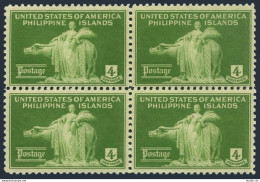 Philippines 384 Block/4,MNH.Michel 359. Woman And Carabao,1935. - Philippinen