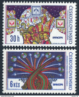 Czechoslovakia 1945-1946, MNH. Michel 2209-2210. BRNO-1974 Stamp Exhibition. - Nuovi