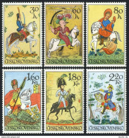 Czechoslovakia 1837-1842,MNH. Mi 2097-2102. Horsemen From 18th-19th Century,1972 - Nuevos