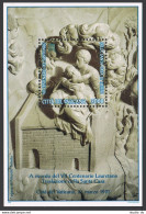 Vatican 977, MNH. Michel Bl.15. Shrine Of Loreto, 700th Ann. 1995. Marble Carving. - Unused Stamps