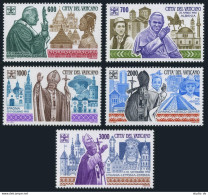 Vatican 963-967,MNH.Michel 1128-1132. Travels Of Pope John Paul II,1994. - Unused Stamps