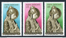 Vatican 197-199, MNH. Michel 235-237. Death Of Pope Nicholas V, 500th Ann. 1955. - Ungebraucht