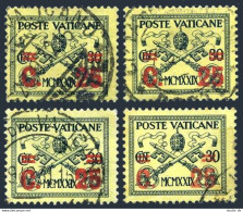 Vatican 14, Used. Michel 16. Papal Arms Surcharged, 1931. St Peter's Keys. - Used Stamps