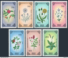 Mongolia 1456-1462,1463 Sheet,MNH.Mi 1712-18,Bl.109. Rose.Plants.Landscape,1985. - Mongolei