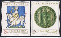 Czechoslovakia 1884-1885, MNH. Michel 2141-2142. Prague Castle Art, 1973. - Unused Stamps