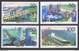 China PRC 2695-2698, MNH. Michel 2732-2735. Scenic Views Of Hong Kong, 1995. Harbor, - Gebruikt