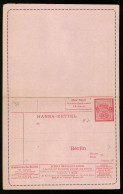 Klapp-AK Berlin, Private Stadtpost, Hansa Berliner Verkehrs Anstalt  - Stamps (pictures)