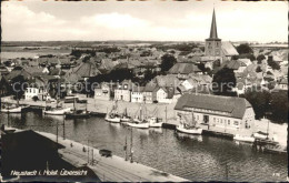 72072441 Neustadt Holstein Uebersicht Kanal Fischkutter Kirche Neustadt In Holst - Neustadt (Holstein)