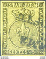 Parma. Giglio 5 C. 1852. Usato. - Unclassified