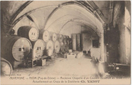 RIOM - Ancienne Chapelle D'un Couvent.... Actuellement Un Chaix De La Distillerie Ch. VANOT (2 Scans) - Riom