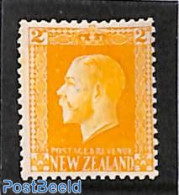 New Zealand 1916 2d, Perf. 14:13.5, Stamp Out Of Set, Unused (hinged) - Ongebruikt