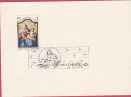 Ö 1978 Weihnachtskarte - Mi: 1591 (67) , Weihnachten , SST 4411 Christkindl - FDC