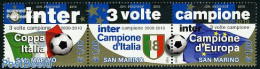 San Marino 2010 World Cup Football 3v [::], Mint NH, Sport - Football - Nuevos