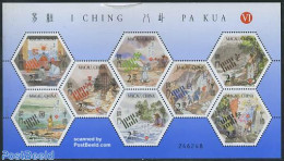 Macao 2008 I Ching Pa Kua 8v M/s, Mint NH, Nature - Water, Dams & Falls - Art - Fairytales - Neufs