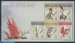 New Zealand 2014 Native Seaweeds 5v M/s, Mint NH, Nature - Flowers & Plants - Unused Stamps