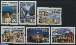 Türkiye 2016 Definitives, Tourism 6v, Mint NH, Nature - Religion - Transport - Various - Water, Dams & Falls - Church.. - Other & Unclassified