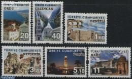 Türkiye 2016 Definitives, Tourism 6v, Mint NH, Nature - Religion - Transport - Various - Water, Dams & Falls - Church.. - Sonstige & Ohne Zuordnung