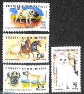 Türkiye 2017 Domestic Animals 4v, Mint NH, Nature - Cats - Dogs - Horses - Other & Unclassified