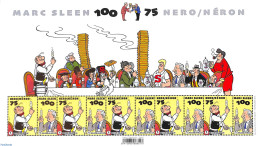 Belgium 2022 Marc Sleen 'Nero' M/s, Mint NH, Art - Comics (except Disney) - Neufs