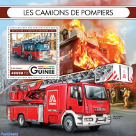 Guinea, Republic 2016 Fire Engines, Mint NH, Transport - Fire Fighters & Prevention - Brandweer