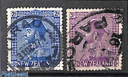 New Zealand 1926 Definitives 2v, Used, Used Or CTO - Oblitérés
