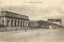 10927 CPA Rouen - Gare Saint Sever - Gares - Sans Trains