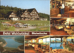 72064749 Bleiwaesche Hotel Waldwinkel Rezeption Gastraeume Hallenbad Liegewiese  - Bad Wuennenberg