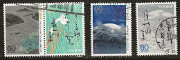 Japon 1988 N° Y&T : 1682 à 1685 Obl. - Used Stamps