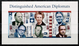 Etats-Unis ** N° 3828 à 3833 En Feuille - Personnalités : Diplomates Américains - Unused Stamps